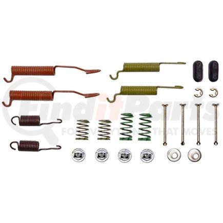 18K567 by ACDELCO - Rear Drum Brake Spring Kit with Springs, Pins, Retainers, Washers, and Caps