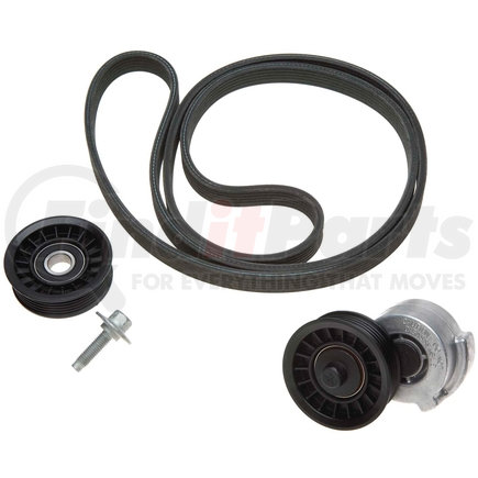 ACDelco 38342K Serpentine Belt Drive Solution Kit Timing Belt Kit with Tensioner, Idler Pulley, and Bolt