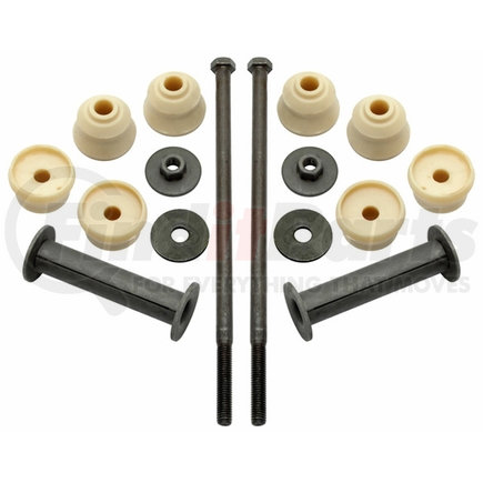46G0067A by ACDELCO - Front Suspension Stabilizer Bar Link Bushing Kit with Washers, Nut, and Bolt