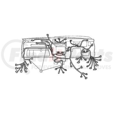 56050050AE by CHRYSLER - WIRING. Instrument Panel. Diagram 1