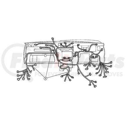 56050808AA by CHRYSLER - WIRING. Instrument Panel. Diagram 1