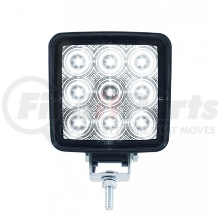 37553B by UNITED PACIFIC - Work Light - Vehicle-Mounted, 9 High Power, 0.5 Watt, SMD LED, Square