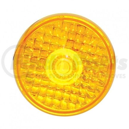 38385 by UNITED PACIFIC - Clearance/Marker Light, Amber LED/Amber Lens, Beehive Design, 2", Crystal Reflector, 1 LED