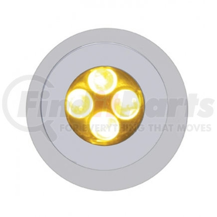 38686 by UNITED PACIFIC - License Plate Mounting Hardware - License Plate Fastener, 4 LED, Amber LED