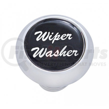 23454 by UNITED PACIFIC - Dash Knob - Small, Deluxe, with "Wiper/Washer" Glossy Sticker