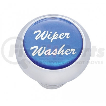 23455 by UNITED PACIFIC - Dash Knob - Small, Deluxe, with "Wiper/Washer" Glossy Sticker