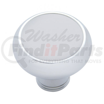 23493 by UNITED PACIFIC - Dash Knob - Small, Deluxe, with Stainless Steel "Washer" Plaque