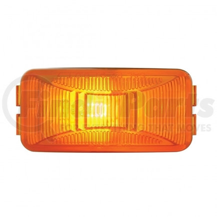 30141AK-C by UNITED PACIFIC - Clearance/Marker Light - Incandescent, Amber/Polycarbonate Lens with Rectangle Design