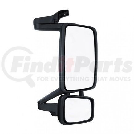 41682 by UNITED PACIFIC - Door Mirror Assembly - Black, Passenger Side, Non Heated, for Volvo