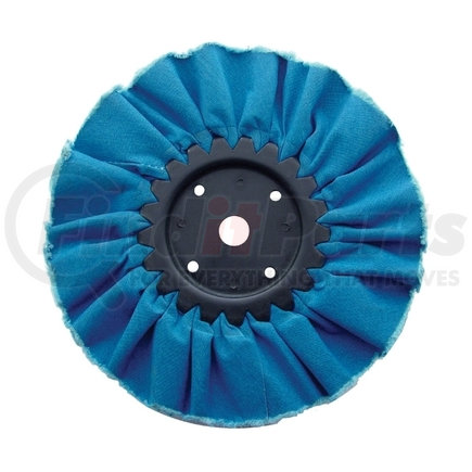 92020 by UNITED PACIFIC - Buffing Wheel - 8" Blue Treated Airway Buff, 3/4" Arbor