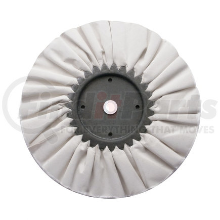 92024 by UNITED PACIFIC - Buffing Wheel - 8" White Treated Airway Buff, 3/4" Arbor