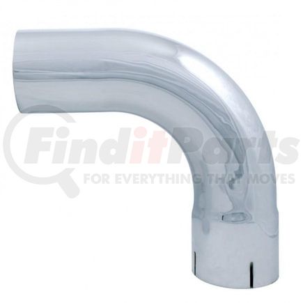 CE902-4-1212 by UNITED PACIFIC - Chrome 90 Degree Exhaust Expanded Elbow, 4" I.D. to 4" O.D. - 12" x 12"