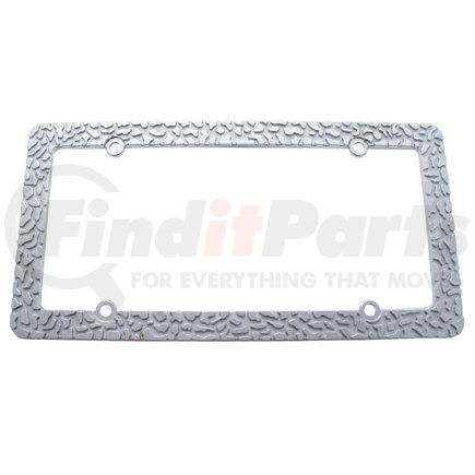 50005 by UNITED PACIFIC - License Plate Frame - Chrome, Nugget Design
