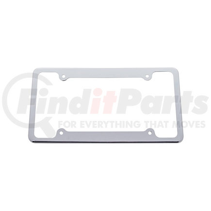 50059 by UNITED PACIFIC - License Plate Frame - Chrome, With 4 Holes