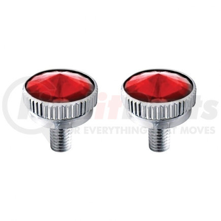 21763 by UNITED PACIFIC - Decorative Body Accessory - C.B. Mounting Bolt, 5mm, with Red Diamond