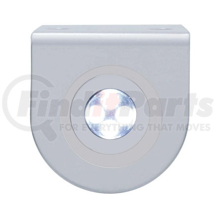 37859 by UNITED PACIFIC - Marker Light - LED, with Bracket, 4 LED Fastener Light, Clear Lens/White LED, Stainless Steel