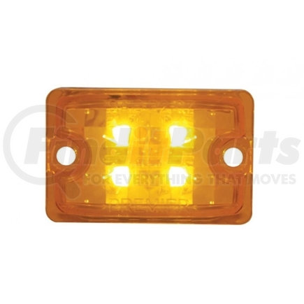 39511B by UNITED PACIFIC - 4 LED Small Rod Light Only - Amber LED/Amber Lens