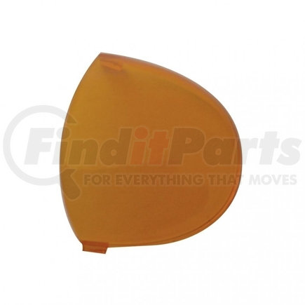 41382 by UNITED PACIFIC - Dome Light Lens - Round, Amber, for 2006+ Kenworth