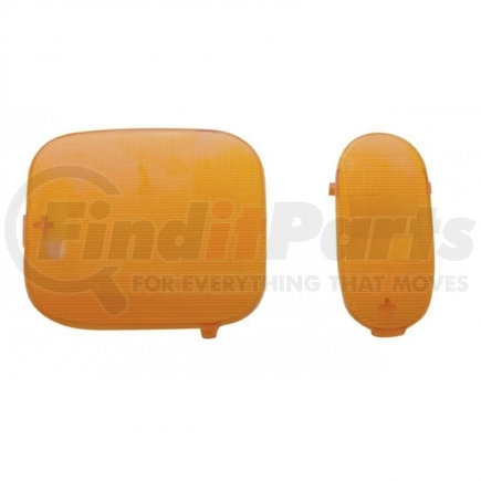 41983 by UNITED PACIFIC - Dome Light Lens -Amber, for 2006+ Freightliner