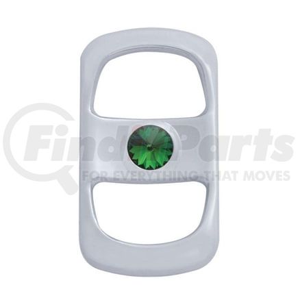 42052 by UNITED PACIFIC - Rocker Switch Cover - With Green Diamond, for Freightliner