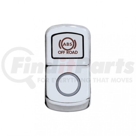 45000 by UNITED PACIFIC - Rocker Switch Cover - "ABS Off Road" Chrome, Plain