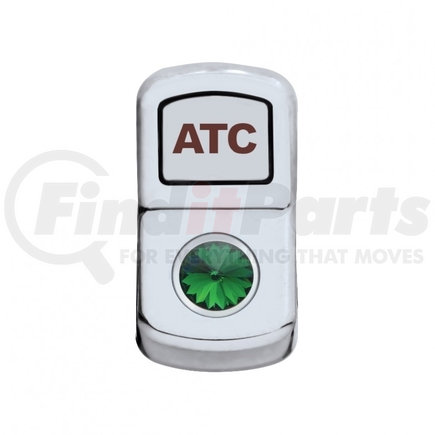 45021 by UNITED PACIFIC - Rocker Switch Cover - "ATC Off Road", with Green Diamond