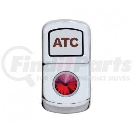 45023 by UNITED PACIFIC - Rocker Switch Cover - "ATC Off Road", with Red Diamond