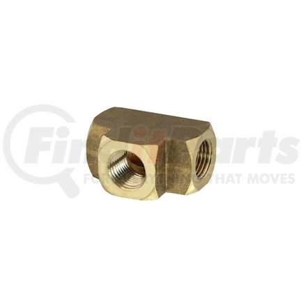90004 by UNITED PACIFIC - 1/4" Female Brass Hose Tee Connector
