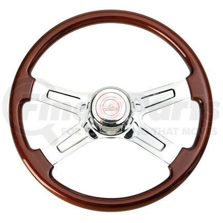 88114 by UNITED PACIFIC - Steering Wheel - 18" 4 Spoke, with Hub, for 1998-2005 Peterbilt and 2001-2002 Kenworth