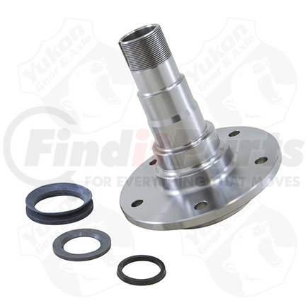 YA W38105 by YUKON - Yukon Front Spindle for Heavy Duty Axles on 74-82 Scout with disc brakes