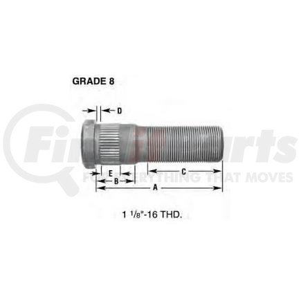 1659065C1 by NAVISTAR - Wheel Stud