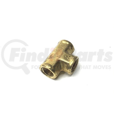 88016 by TECTRAN - Air Brake Pipe Tee - Brass, 1/8 inches Pipe Thread, Forged