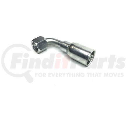 06906E-666 by WEATHERHEAD - Eaton Weatherhead 069 E Series Crimp Hose Fittings JIC 37 Female Swivel 90 Tube Elbow