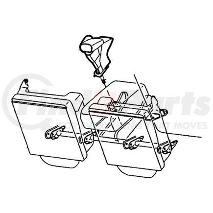 5FF521DVAD by CHRYSLER - Seat Belt - Rear, Passenger Side, fits 2003 Dodge Durango