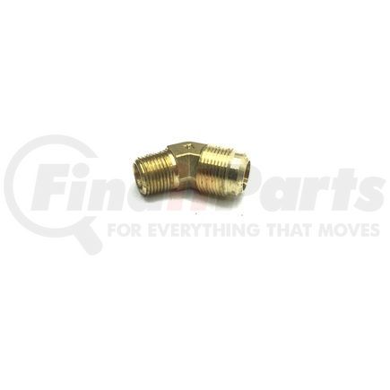 89897 by TECTRAN - Flare Fitting - Brass, 3/4 in. Tube Size, 1/2 in. Pipe Thread, 45 deg. Elbow