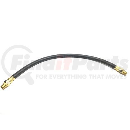 21174 by TECTRAN - Air Brake Hose Assembly - 26 in., 3/8 in. Hose I.D, Dual 3/8 in. Swivel Ends