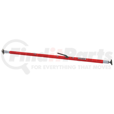 080-01242 by SAVE-A-LOAD - SL-30 Series Bar, F-track ends, Attached 3 Crossmember Hoop-Red powder coat