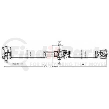 BM-412 by DIVERSIFIED SHAFT SOLUTIONS (DSS) - Drive Shaft Assembly