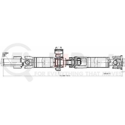 MI-101 by DIVERSIFIED SHAFT SOLUTIONS (DSS) - Drive Shaft Assembly