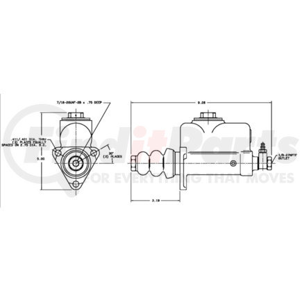 04-020-028 by MICO - Brake Master Cylinder