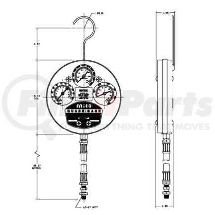 03-740-019 by MICO - Multi-Purpose Gauge - Quadrigage