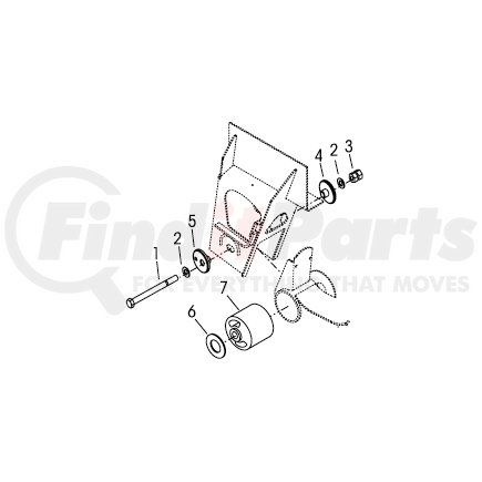 R-004588 by HENDRICKSON - Pivot Bolt Kit - Wear Pads and Bushing Kit