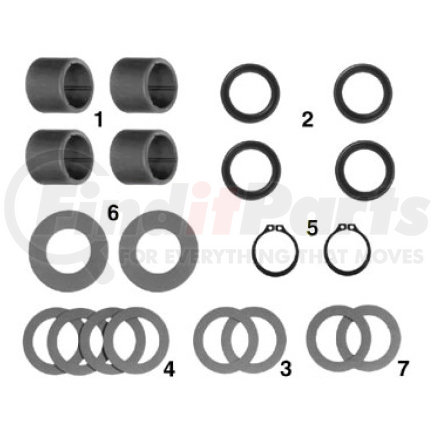 E-3468A by EUCLID - Air Brake Camshaft Repair Kit