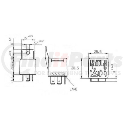 0 332 019 157 by BOSCH - Multi Purpose Relay for ACCESSORIES