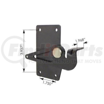 HLK2374 by AUTOMANN - Door Lock Striker Bolt International 1.625 in.