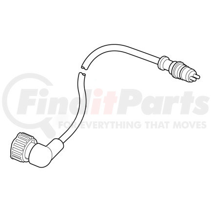 S4495180300 by MERITOR - Trailer Wiring Harness - 118.11 in. Length, with Socket