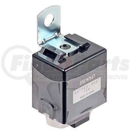 061700-0861 by DENSO - Time Delay Relay - 12V, 4 Terminals, with Mounting Bracket