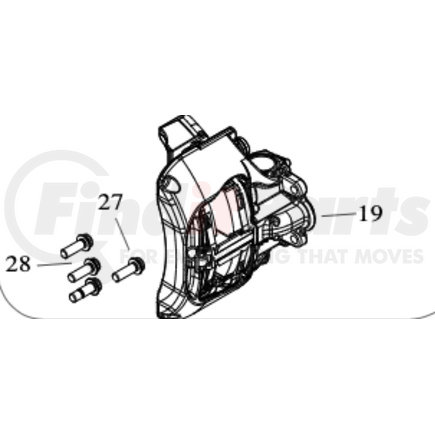 51830040 by SAF-HOLLAND - Disc Brake Caliper Repair Kit - Right Hand