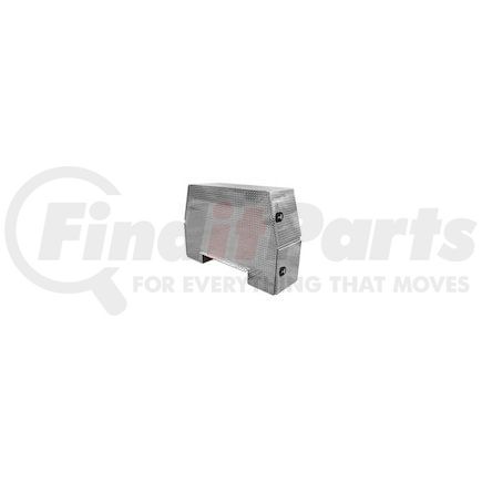 bp925824 by BUYERS PRODUCTS - 58x24x92 Inch Offset Floor Diamond Tread Aluminum Backpack Truck Box - 8.75 Inch Offset