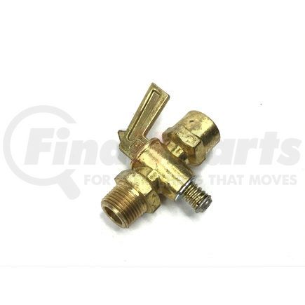 90030 by TECTRAN - Air Brake Air Shut-Off Petcock - Brass, 3/8 in. Thread, Female Pipe to Male Pipe